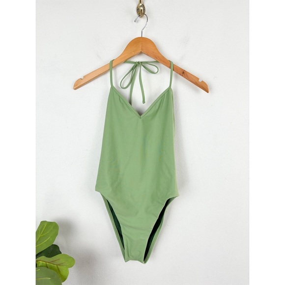 Jolyn Lucia Surf Green One Piece Swimsuit Sz M - Picture 2 of 11